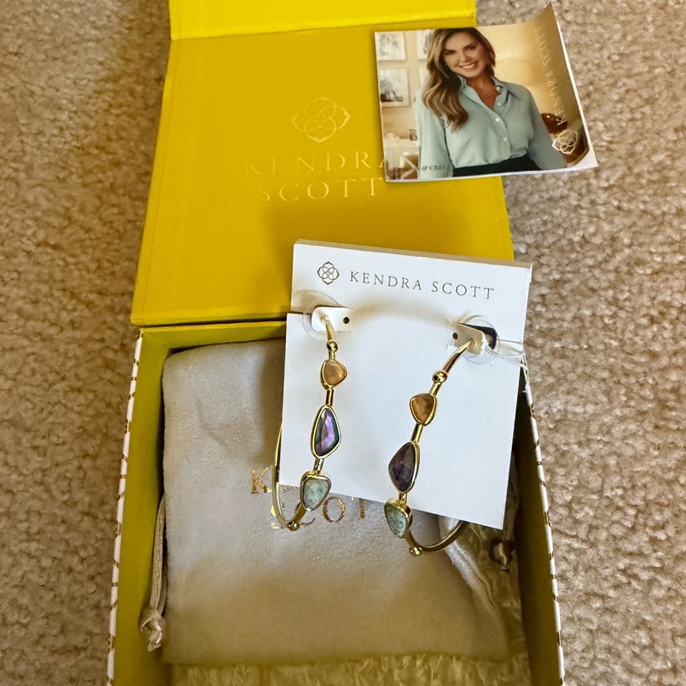 Kendra Scott Ivy Gold Hoop